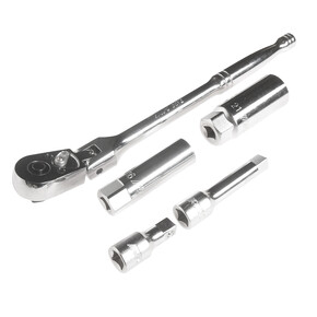 Набор головок торцевых магнитных для свечей зажигания с фиксатором (трещотка,удлинитель,головка) JTC