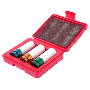 Набор головок ударных для литых дисков 17-19-22мм L=87мм 3 предмета в кейсе JTC