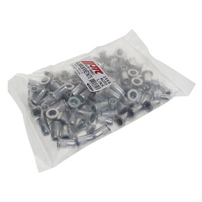 Заклепка резьбовая M6х1мм алюминиевая 100шт. JTC