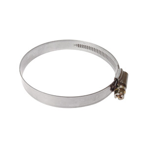 Хомут ленточный 060-080мм (12мм) червячный нержавеющая сталь JTC