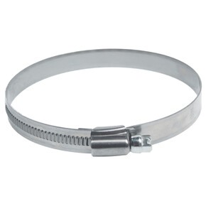 Хомут ленточный 080-100мм (12мм) червячный нержавеющая сталь JTC