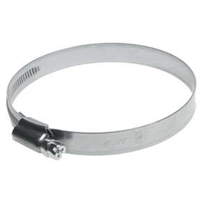 Хомут ленточный 070-090мм (12мм) червячный нержавеющая сталь JTC