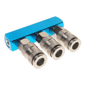 Переходник для компрессора быстросъемный с клапаном тройник JTC