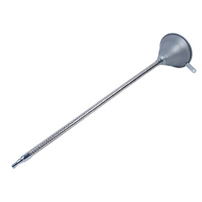 Воронка 140мм металлическая (гибкий слив) L=630мм JTC