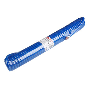 Шланг компрессора 10х14мм 10м спиральный с резьбовыми наконечниками 3/8