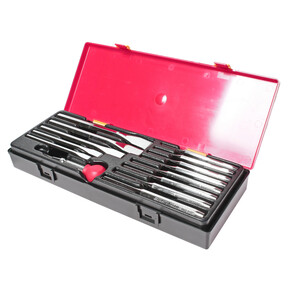 Набор выколоток и зубил с кернером 14 предметов в кейсе JTC