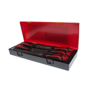 Набор напильников 203мм 5 предметов в кейсе JTC