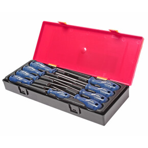 Набор отверток TORX TS8H-TS40H с отверстием 5-гранных 9 предметов в кейсе JTC