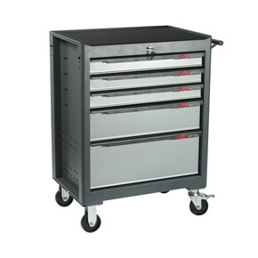 Тележка инструментальная 5 секций серая JTC