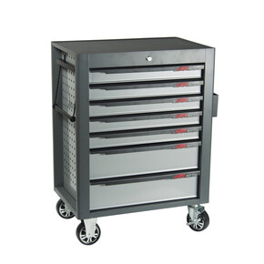 Тележка инструментальная 7 секций серая JTC