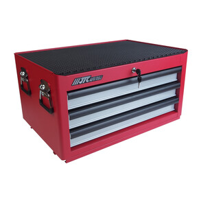 Ящик для инструмента 3 секции средней глубины красный JTC