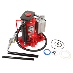 Домкрат бутылочный 20т 265-510мм пневматический GTE