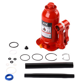 Домкрат бутылочный 4т 170-410мм 2-х штоковый GTE