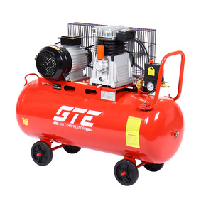 Компрессор пневматический 380В 3.0кВт 8атм. 300л/мин. ресивер-100л поршн. ремен. одноступенчатый GTE