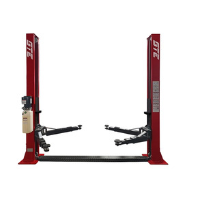 Подъемник электрогидравлический 4т 110-1900мм 2-х стоечный 220В ниж.синхрон. (руч. спуск) GTE