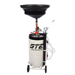 Установка для замены масла 65л с поворотным поддоном 15л и колбой GTE