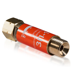 Затвор предохранительный КЕДР ЗП-1Г (пропан, ацетилен), на выход редуктора, М16х1,5LH левая резьба