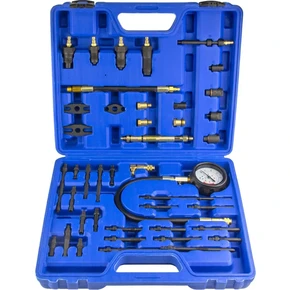 Универсальный компрессометр для дизельных и бензиновых двигателей «MASTER SET» , 48 предметов ZIPMEND
