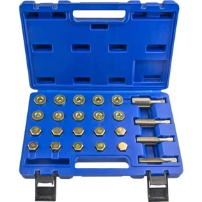 Набор для восстановления резьбы маслосливных отверстий, М13-М20, 64предмета., ZIPMEND