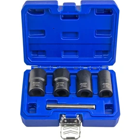 Набор головок экстракторов для поврежденных болтов и гаек 17, 19, 21, 22мм, 1/2'', 5пр.
