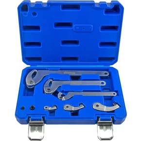 Набор радиусных ключей для круглых шлицевых гаек 35–120мм, 8пр.