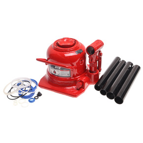 GTE-TH810002 - Домкрат бутылочный 10т 125-215мм низкопрофильны 2-х плунжерный GTE - 
Грузоподъемность: 10 т
Привод : гидравлический
Тип: двухштоковый, укороченный
Мин.высота подхвата: 12,5 см
Макс.высота подхвата: 21,5 см
Ход штока: 90 мм

Преимущества:

