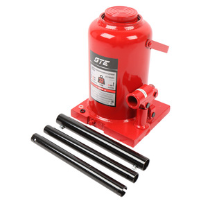 GTE-TH93204 - Домкрат бутылочный 32т 260-420мм GTE - 
Грузоподъемность: 32 т
Привод : гидравлический
Мин.высота подхвата: 26 см
Макс.высота подхвата: 42 см
Ход штока: 160 мм
Ход выдвижного винта:

Преимущества:

Сварная конструкция домкрата в отличие от р