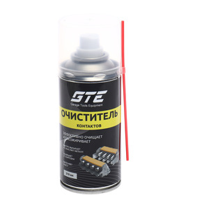 GTE-OK210 - Очиститель электроконтактов 210мл аэрозоль GTE - Специальный очиститель для электрических контактов. Предназначен для очистки от окислов и загрязнений. Подходит для бытовой техники, электроники.

Преимущество:

Эффективно очищает и обезжиривае