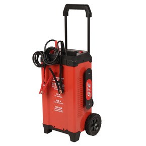 GTE-PC160 - Устройство пуско-зарядное 12-24V/20-700Ач/300А передвижное GTE - 
Емкость: 20000-700000 мАч
Вход: 230В, 50-60Гц
Выход: 12В/30А, 24В/30А
Мощность: 1.0-6.4 кВт
Пусковой ток: 300 А
Габариты и вес товара с упаковкой: 