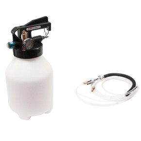 JTC-1024 - Приспособление для откачки и заправки технических жидкостей пневматическое 6л JTC - Комплектация:

Бак — 1 шт.
Полиуретановый шланг с гибкой резиновой капельницей — 1 шт.
Полиамидный шланг — 1 шт
