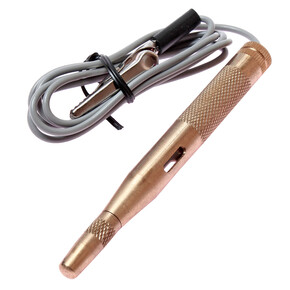 JTC-1612 - Индикатор напряжения 6-24V JTC - 
 Применяется для различных работ по тестированию электрооборудования автомобиля.
 Диапазон применения: 6-12, 24 В.
 Наконечник измерительного щупа имеет предохранительный колпачок.
 Безопасе