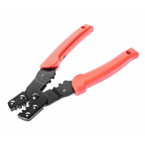 JTC-3205 - Клещи обжимные для электромонтажа JTC - 
 Применяются для опрессовки автомобильных разъемов и клемм.
 Количество в оптовой упаковке: 15 шт. и 60 шт. 
 Габаритные размеры: 270/90/20 мм. (Д/Ш/В) 
 Вес: 250 гр. 
