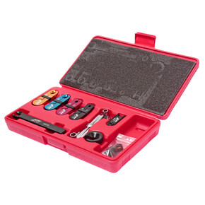 JTC-4657 - Набор для разъединения трубопроводов систем кондиционирования,топливной 8 предметов в кейсе JTC - Комплектация 

Алюминиевые разъединители: 1/4