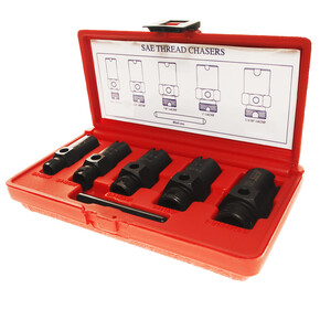 JTC-1363 - Набор инструментов для восстановления резьбы штуцеров систем кондиционирования 6пр. в кейсе JTC - 
Специально предназначен для восстановления метрических резьб газовых и жидкостных штуцеров системы кондиционирования, гидравлической и газовой си