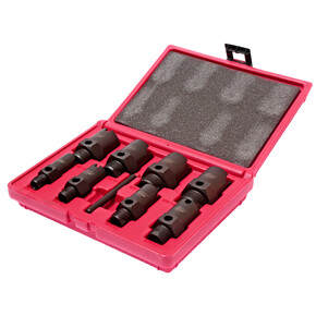 JTC-1361 - Набор инструментов для восстановления резьбы штуцеров систем кондиционирования 9пр. в кейсе JTC - 
	Специально предназначен для восстановления метрических резьб штруцеров системы кондиционирования.
	Метчики могут быть использованы для