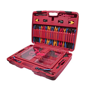 JTC-1438 - Набор коннекторов для мультиметров многофункциональный 90 предметов в кейсе JTC - 
	В наборе представлены различные коннекторы для мультиметров.
	Комплект предназначен для проверки различных электронных компонентов автомобиля.
	П