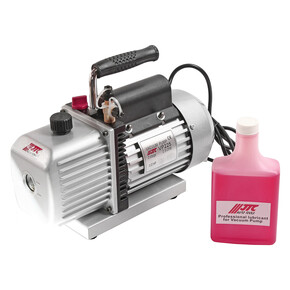 JTC-VP225 - Насос вакуумный для хладагентов R-134a и R-12 220V, 50-60Гц JTC - 
	Используется для хладагентов R-134a и R-12.
	Подача: 2,5 CFM.
	Количество этапов: 2
	Конечный вакуум: 25 мкр.
	Скорость вращения (об/мин): 1725
	