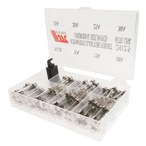 JTC-2025 - Предохранитель 5-30А стеклянных трубчатых 106шт. в боксе JTC - 
В комплекте: 
 
 
 
Размеры: 5 А, 7.5 А, 10 А, 15 А, 20 А, 25 А, 30 А х15 шт. каждого размера. 
Съемник - 1 шт. 
 
 
 
Длина предо