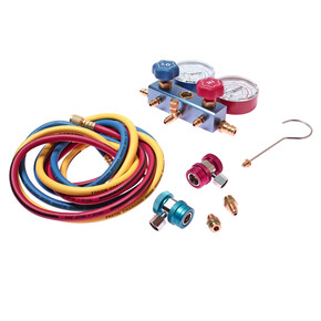 JTC-1105 - Устройство для заправки автокондиционера R-134a L=150см JTC - Комплектация

Соединители быстросъемные (JTC-1107) для линий высокого (красный) и низкого давления (синий) - 2 шт.
Манометрический коллектор - 1 шт.
Цветной шланг